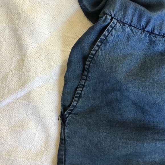 Chambray Romper. - Picture 5 of 8